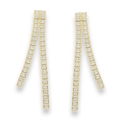 Orecchini Domar Gioielli Donna ORECCHINI ARGENTO 925 in Argento Cubic Zirconia EZB110014 - EZB110014